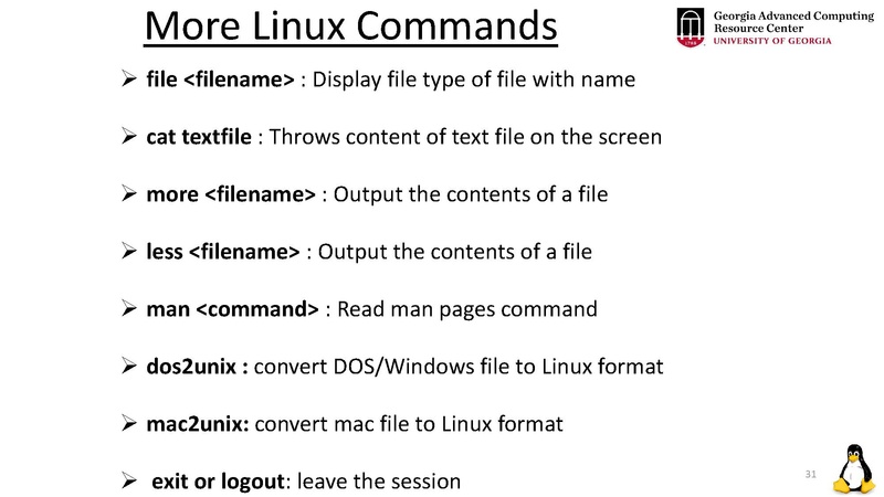 File:Linux Training For New Users Of Cluster Suchi 11272018.pdf